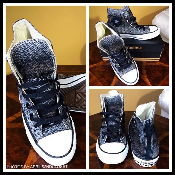 CONVERSE STYLISH CHUCK TAYLOR HIGH TOPS SNEAKERS - Picture 7 of 8
